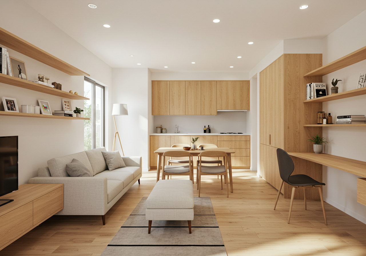 リフォーム後の明るいキッチン